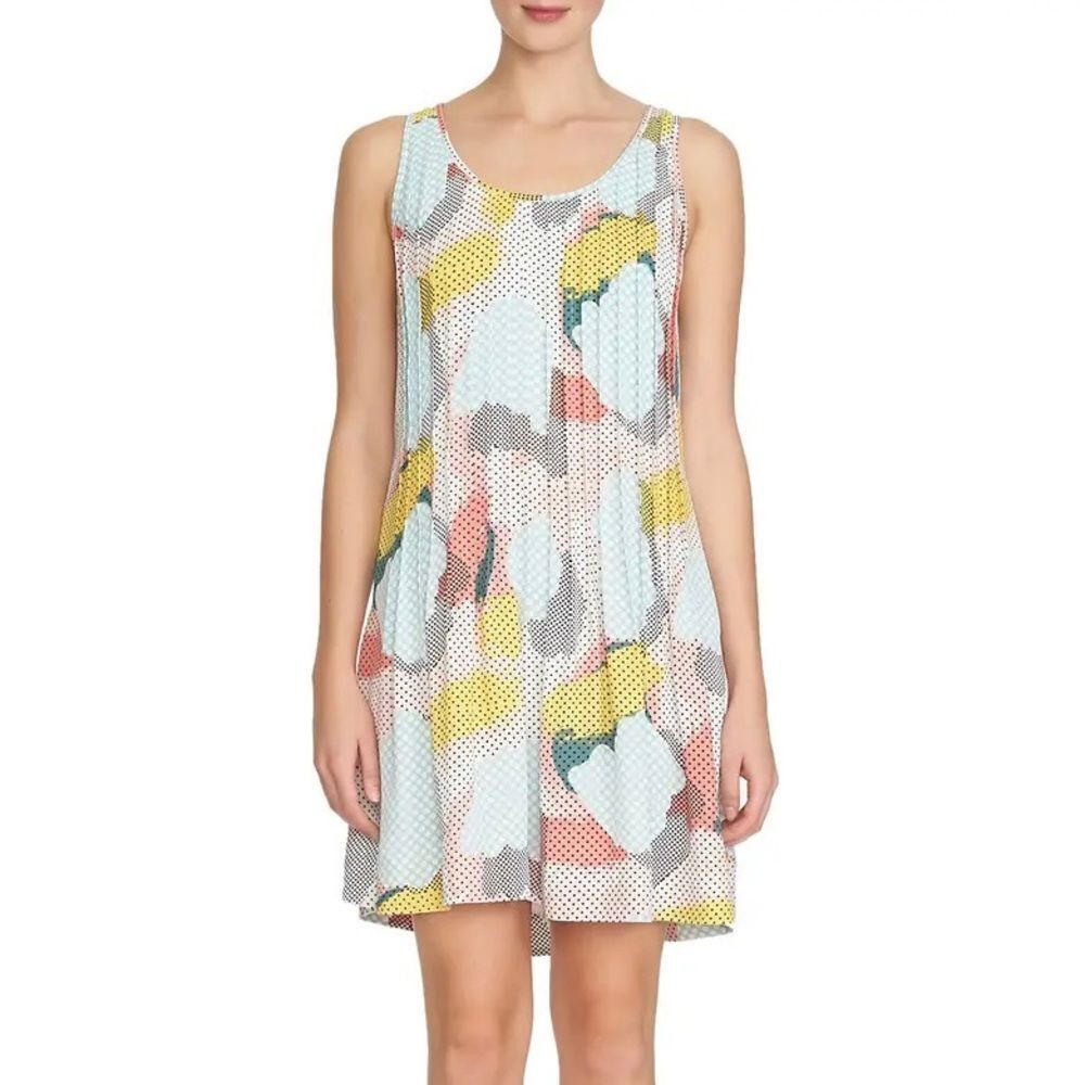 1State colorful polka dotted shift dress Sz. S